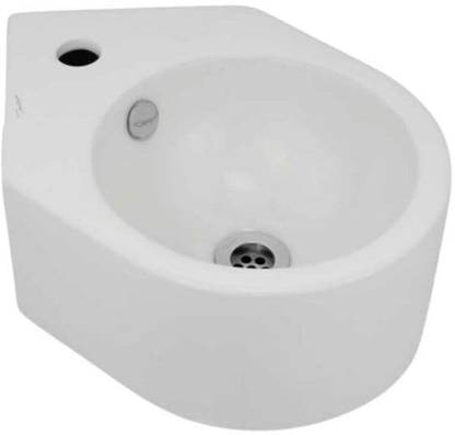 Jaquar Corner Basin With Fixing Accessories | 315x450x175 mm | P02-JAQ-JDS-WHT-25841 Wall Hung Basin