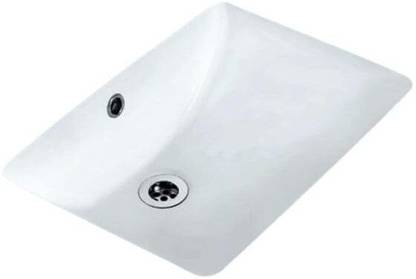Jaquar CONTINENTAL Series Rectangular Ceramic WASH BASIN | 485x370x205 mm | P02-JAQ-CNS-WHT-701 Under Counter Basin