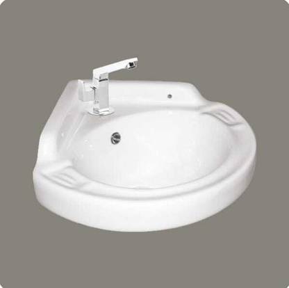 Sonex CORNER 16*16 ( 40*40*16 ) CM BEAUTIFUL CERAMIC WASH BASIN / Corner Basin