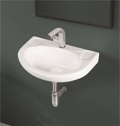 Balaji Exim Wash Basin (45.5 x 36 x 19 cm) BEWHB5009 Wall Hung Basin