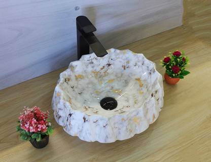 NEKSTONE DESIGNER TABLE TOP COUNTER TOP WASH BASIN 16x16x5.5( GLOSSY FINISH) LIZZA 608 Table Top Basin