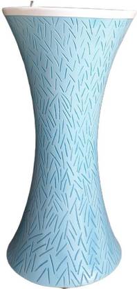 Luxury Pedestal Wash Basin One Piece Pedestal Wash Basin Free Standing Round Pedestal Basin