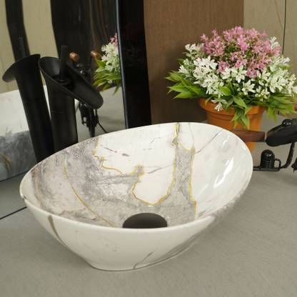 LUXART LUXART Wash Basin For Bathroom Sink Luxury Wash basin D-103 Counter Top