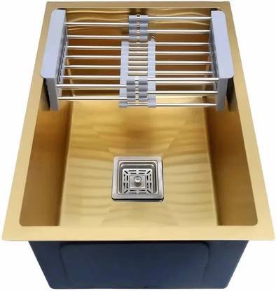 Prestige Handmade Kitchen Sink Gold Vessel Sink