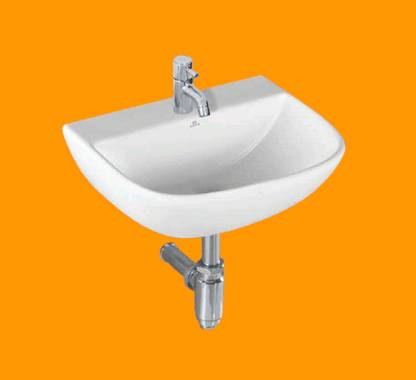 FootPrint Exim White fancy attractive basin Prime-7026-ORACLE WALL HUNG WASH BASIN 7003 Wall Hung Basin