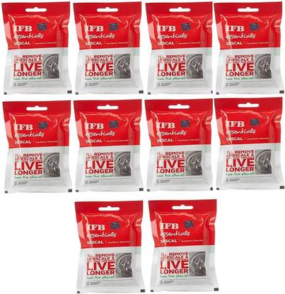 DSCALE Descaling Powder FOR I F B TOP & FRONT LOAD 100 gm (PACK OF 12) Washing Machine Soap Dispenser