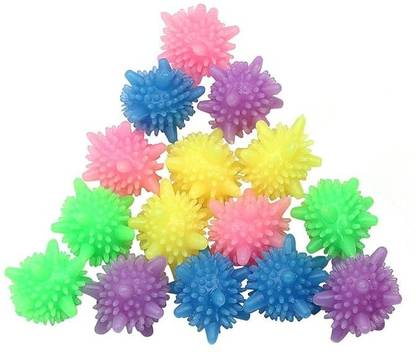 DENDUES Corona Shape Washing Laundry Ball Soft Silicone Washing Machine Laundry Ball Detergent Bar