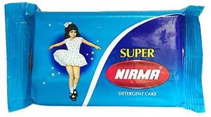 Nirma soap 250gm pack of 4 with brush Detergent Bar