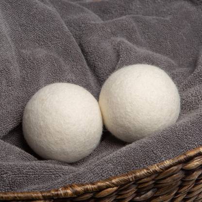 Budieggs Wool Dryer Balls-Natural Fabric Softener, Reduce Wrinkles, Saves Drying Time. Detergent Bar