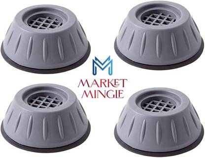Crazymingle Washer Dryer Anti Vibration Pads, Fridge Washing Machine Level Washing Machine Door Interlock