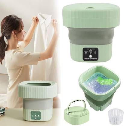 Avedia Small Foldable Portable Washing Machine with Dryer for Cloth Mini Bucket Washer Washing Machine Door Hinge