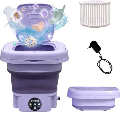 BE ME Mini Foldable Portable 9L Washing Machine | Semi Automatic 3 Modes, Washer+Dryer Washing Machine Door Hinge