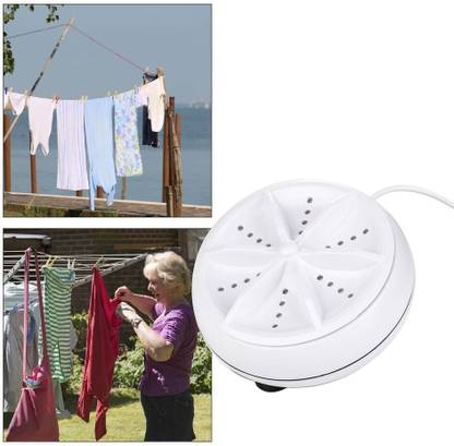 Xydrozen 3in1 Ultrasonic Mini Washing Machine Rotating Turbine Washing Machine Door Hinge