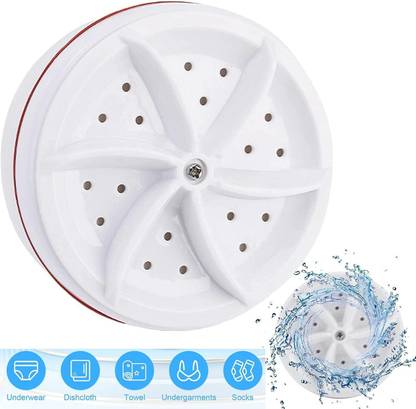 JAIN ELECTRONICS Turbine Portable Mini Washer Machine Travel Clothes Cleaner USB Ultrasonic Washing Machine Door Hinge