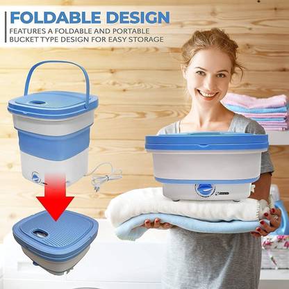TEZZ Dual Speed Mini Washing Machine for Travel, Dorm & RV Use Washing Machine Door Hinge
