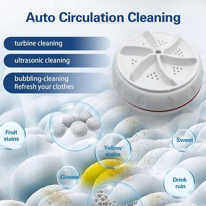 Xydrozen Portable Washing Machine with USB Cable Washing Machine Door Hinge