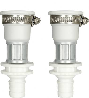 Siana Faucet Water Tap Adapter Pipe Connector (Pack of 2) Washing Machine Inlet Hose