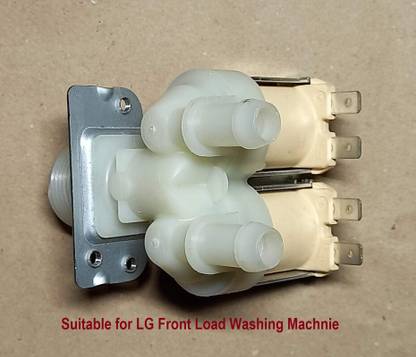 Prayox Water Inlet/Feed Valve Grey Suitable for LG Front Load Washing Machine Washing Machine Net