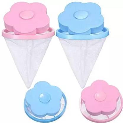 NISHIV 2 Pcs Washing Machine Floating Lint Net Hair Filter Remover Washing Machine Dryer Lint Filter