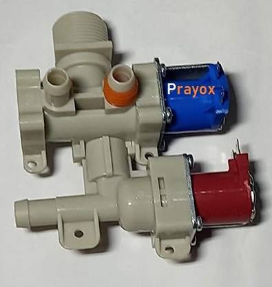 Prayox Water Feed Double Valve Suitable for LG Top Load Washing Machine Washing Machine Net