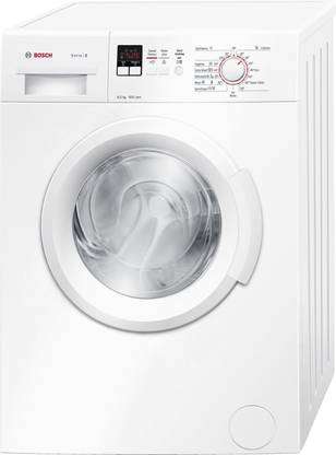 BOSCH 6 kg Fully Automatic Front Load Washing Machine with In-built Heater White