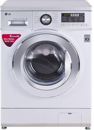 LG 6.5 kg Fully Automatic Front Load Washing Machine with In-built Heater Silver