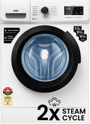 IFB 7 kg Hard Water Wash, Active Color Protection Fully Automatic Front Load Washing Machine with In-built Heater White