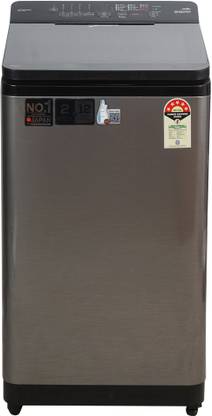 Panasonic 8 kg Fully Automatic Top Load Washing Machine with In-built Heater Grey, Black