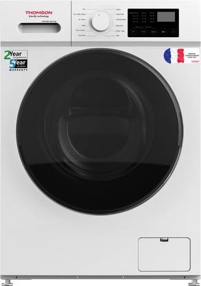 Thomson 10.5/8 kg Washer with Dryer Ready to Wear Clothes with In-built Heater White