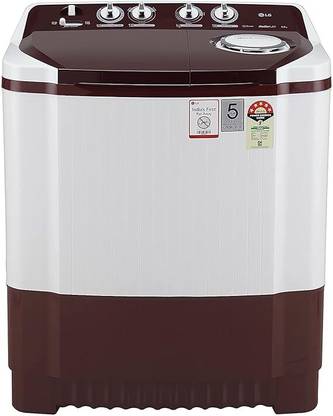 LG 8 kg Semi Automatic Top Load Washing Machine Maroon