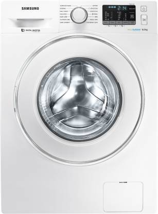 SAMSUNG 8 kg Fully Automatic Front Load Washing Machine with In-built Heater White
