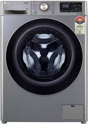 LG 9 kg Fully Automatic Front Load Washing Machine with In-built Heater Grey