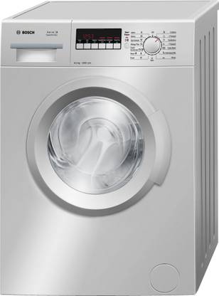 BOSCH 6 kg Fully Automatic Front Load Washing Machine with In-built Heater Silver