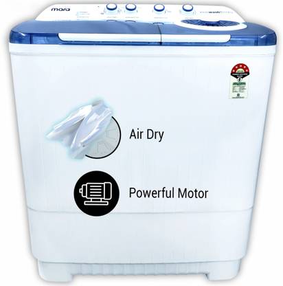 MarQ by Flipkart 12 kg Semi Automatic Top Load Washing Machine Blue