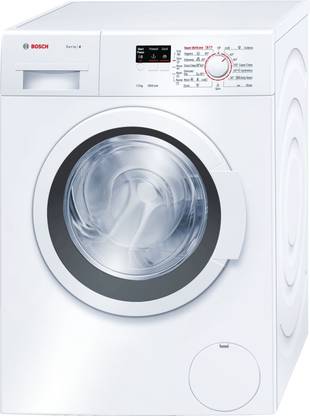 BOSCH 7 kg Fully Automatic Front Load Washing Machine with In-built Heater White