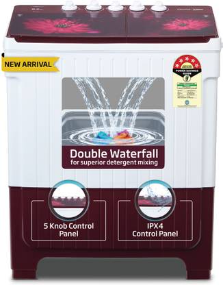 Voltas Beko by A Tata Product 9.5 kg 5 Star Semi Automatic Top Load Washing Machine Multicolor
