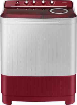 Buy SAMSUNG 7.5 Kg Semi Automatic Top Load Washing Machine Grey, Red  (WT75B3200RR/TL) at Rs. 14590