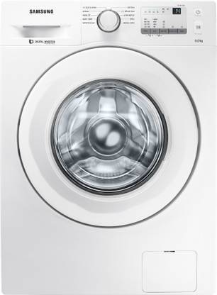 Samsung 8 kg Inverter Fully Automatic Front Load Washing Machine with In-built Heater White