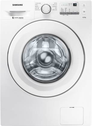 SAMSUNG 8 kg Inverter Fully Automatic Front Load Washing Machine with In-built Heater White