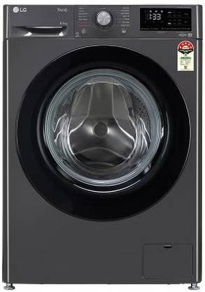LG 6.5 kg with Steam,inverter Fully Automatic Front Load Washing Machine Black