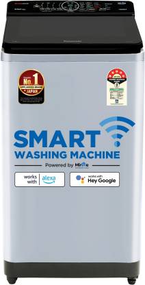 Panasonic 8 kg Wi-Fi EnabledSmart Washing Machine Fully Automatic Top Load with In-built Heater Silver