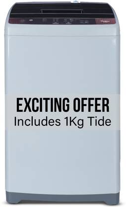 Haier 8 kg Balance Clean Pulsator, Custom Wash Cycles with 15 Mins Quick Wash, Magic Filter Fully Automatic Top Load Washing Machine Brown, Grey