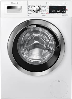 BOSCH 9 kg 1400RPM Fully Automatic Front Load Washing Machine with In-built Heater White