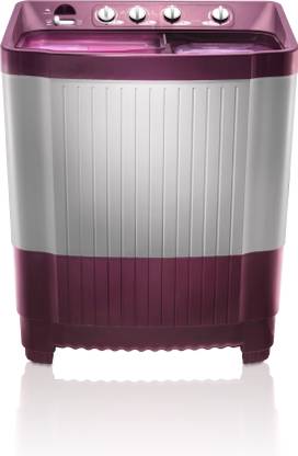 MarQ by Flipkart 8.5 kg Semi Automatic Top Load Washing Machine White, Maroon