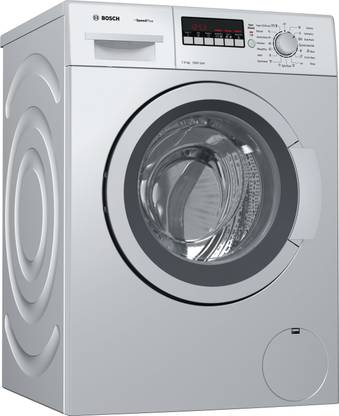 BOSCH 7 kg 1200RPM Fully Automatic Front Load Washing Machine with In-built Heater Silver