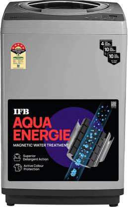 IFB 7 kg 5 Star Aqua Conserve Hard Water Wash, Smart Sense Fully Automatic Top Load Washing Machine Grey
