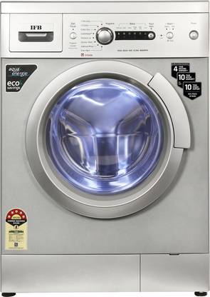 IFB 6 kg Steam Wash, Hard Water Wash, Active Color Protection Fully Automatic Front Load Washing Machine Silver