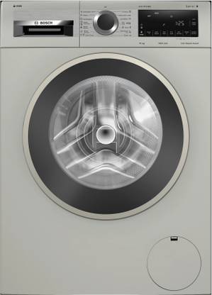 BOSCH 10 kg Fully Automatic Front Load Washing Machine with In-built Heater Silver