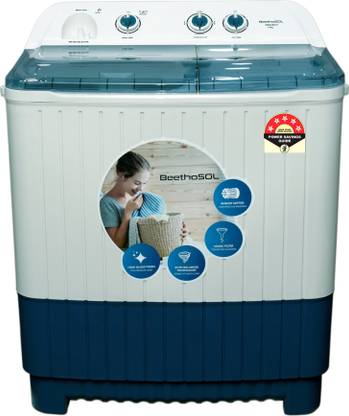 BeethoSOL 7 kg Semi Automatic Top Load Washing Machine Blue, White