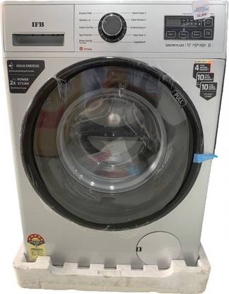 IFB 7 kg with Steam,inverter Fully Automatic Front Load Washing Machine with In-built Heater Silver